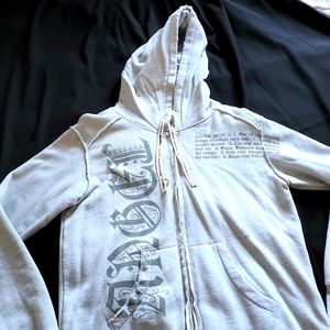 Gently Used - Harajuku Lovers by Gwen Stefani. Angel zippered hoodie.